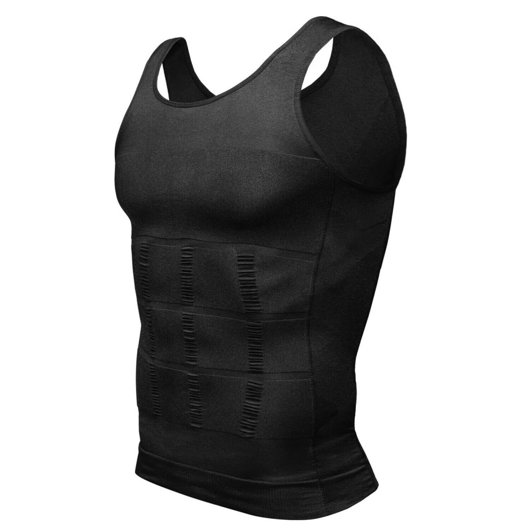 Corset shaper for waist slimming, back and abdominal support, and body slimming - Black