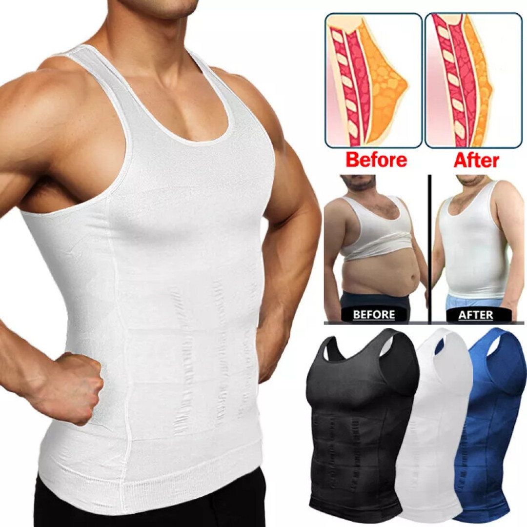 Corset shaper for waist slimming, back and abdominal support, and body slimming - White