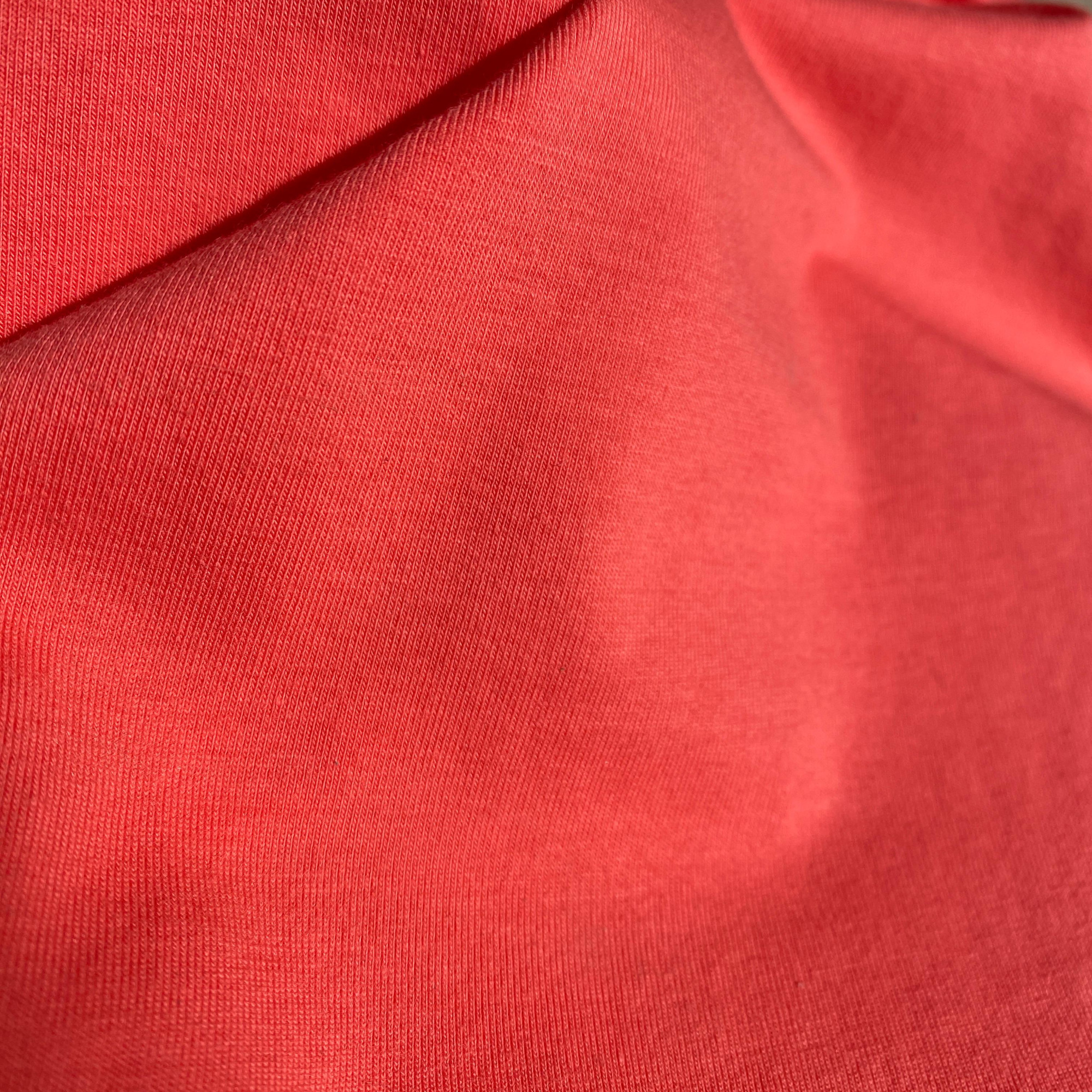 T-Shirt Body V Neck Short Sleeve - Brick