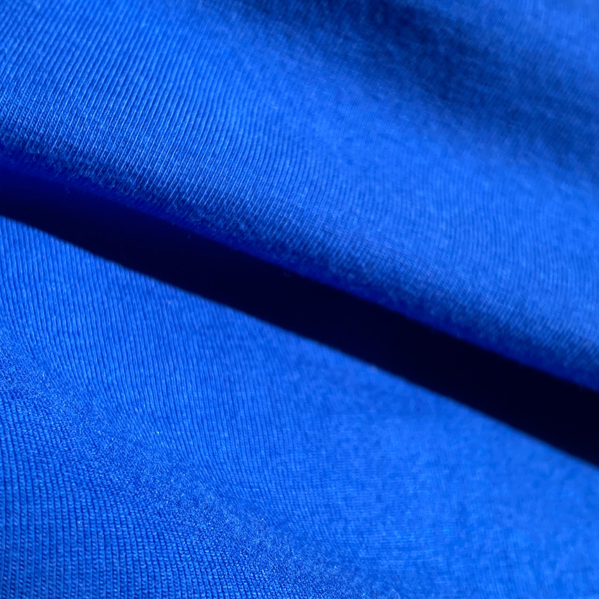 T-Shirt Body V Neck Short Sleeve - Blue