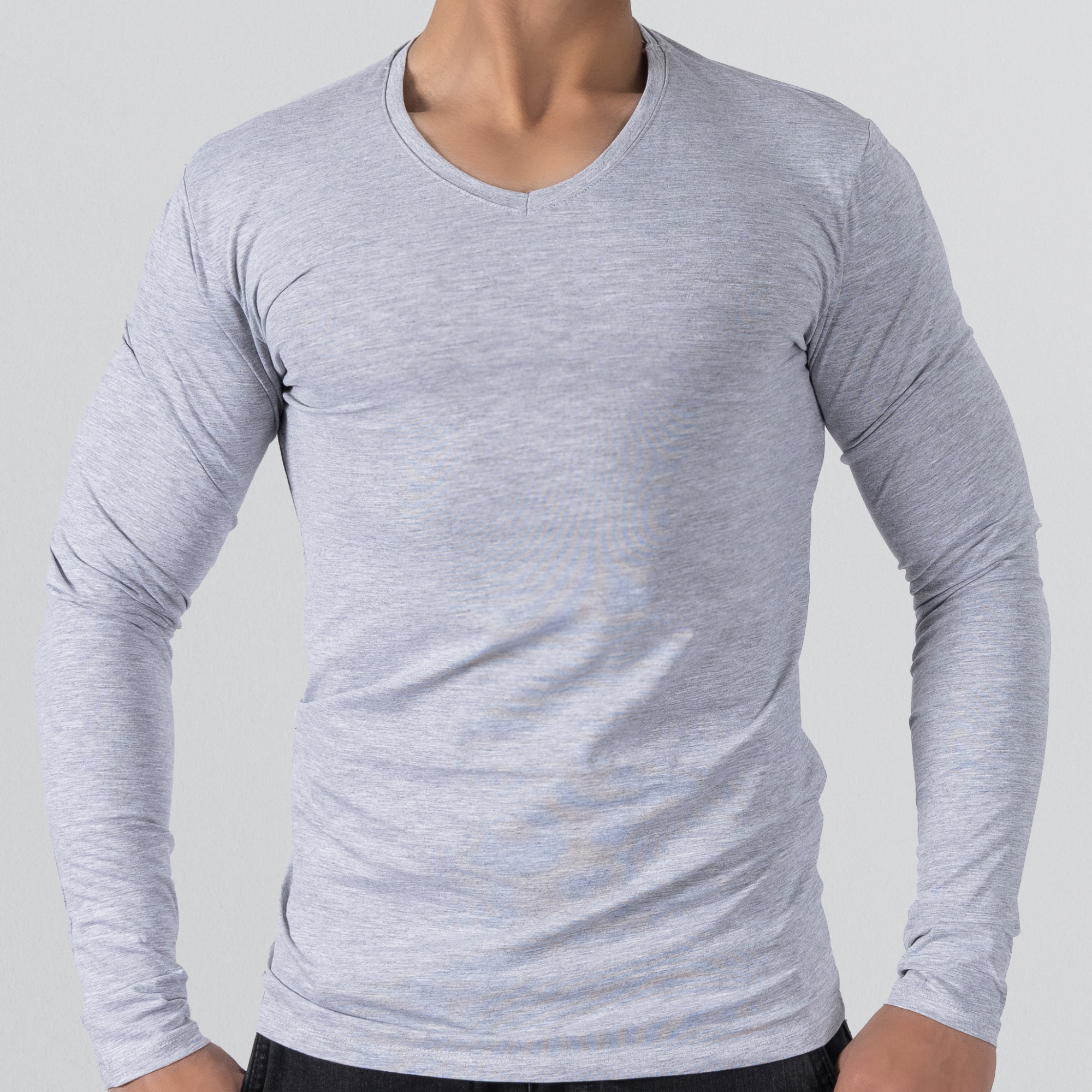 Shirt Body Long Sleeve V Neck (3 pieces)