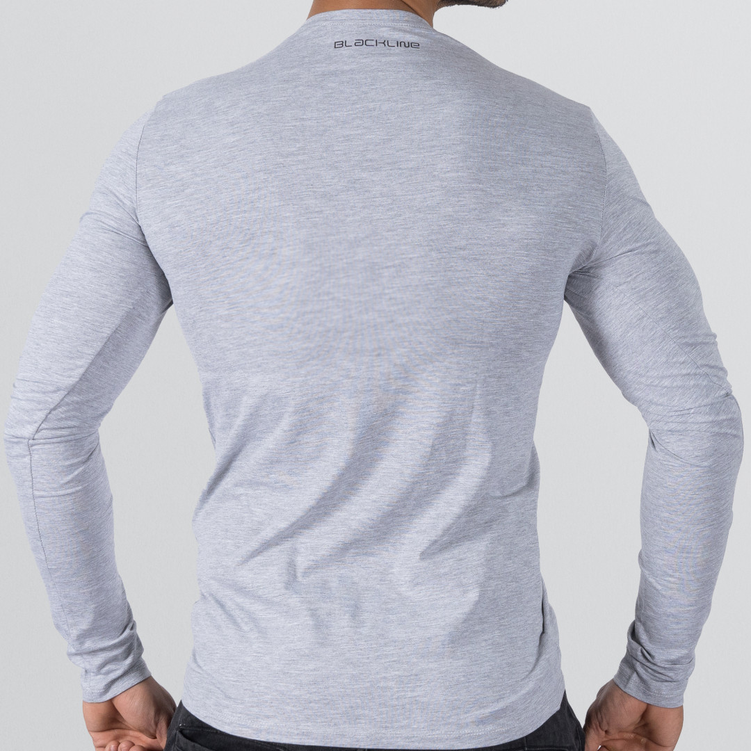 Long sleeve V-neck body shirt (3 pieces)