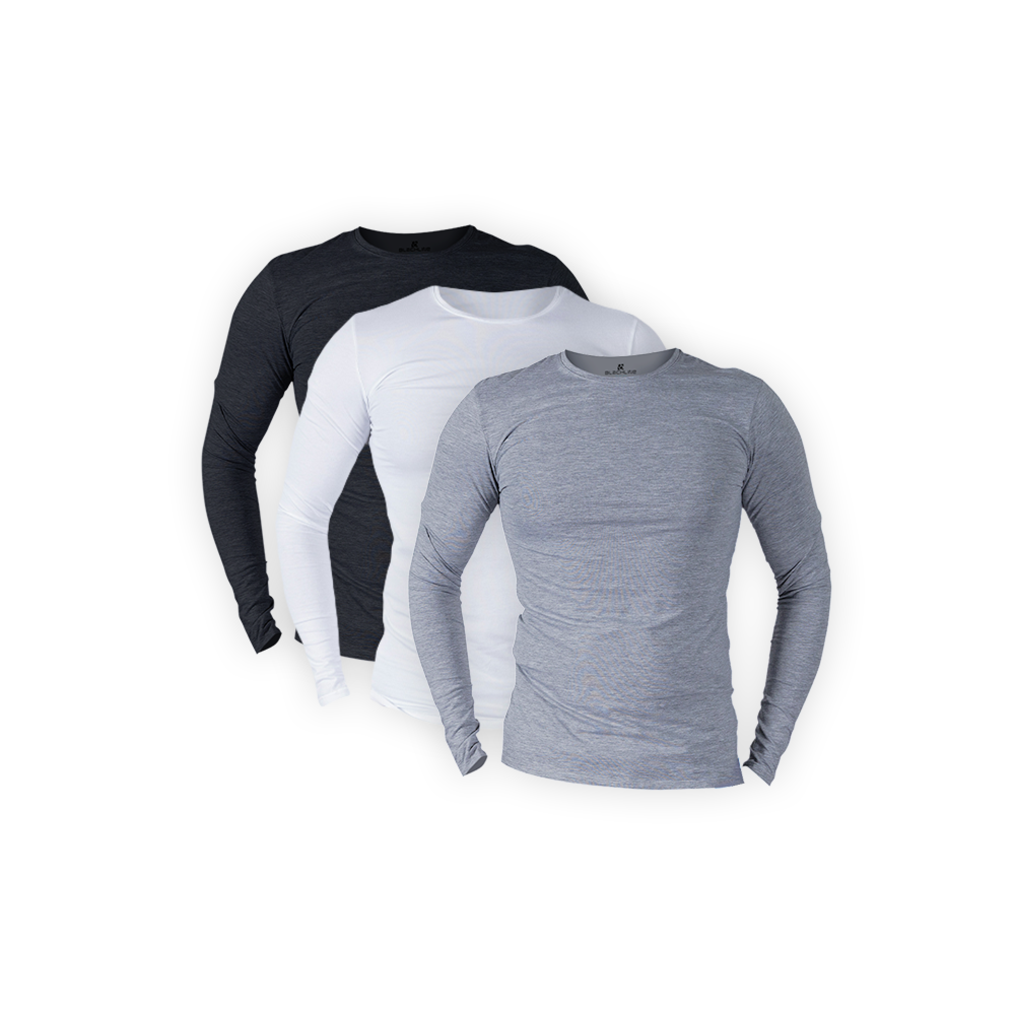 Shirt Body Long Sleeve Round Neck (3 pieces )