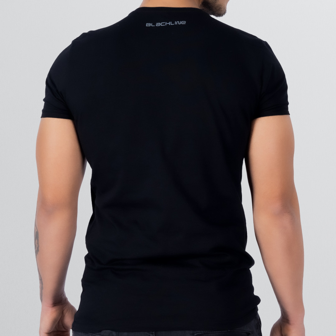 T-Shirt Body Round Neck Short Sleeve – Black