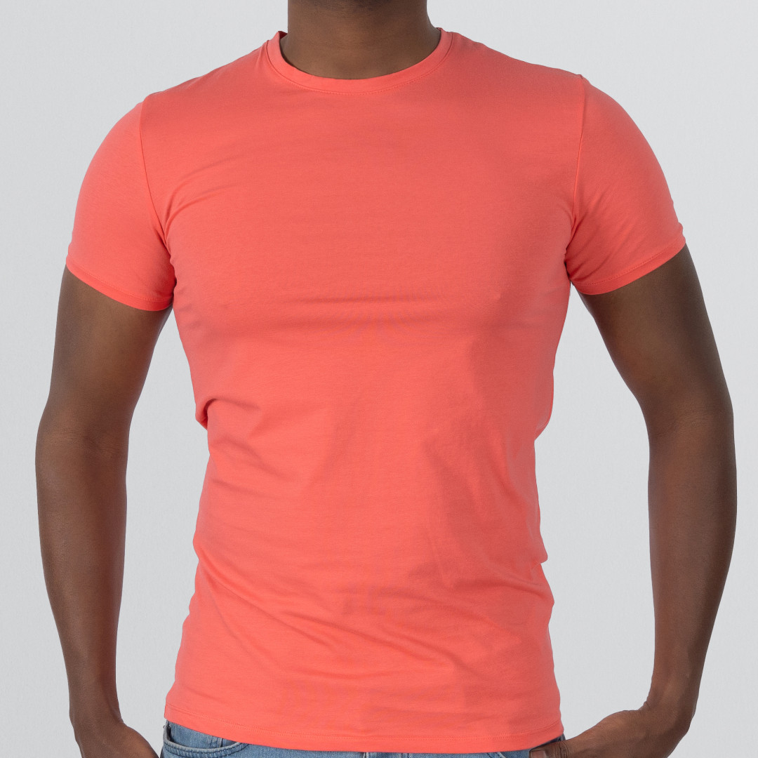 T-shirt Body Round neck Short sleeve - Brick