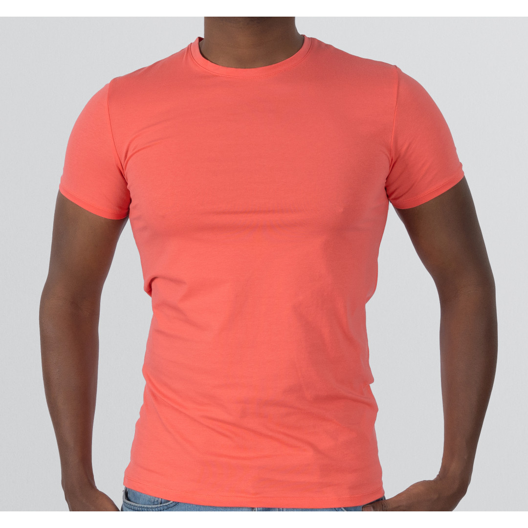 T-shirt Body Round neck Short sleeve - Brick