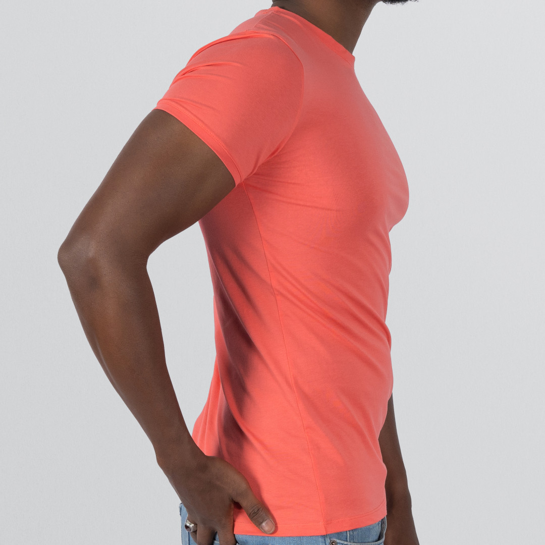 T-shirt Body Round neck Short sleeve - Brick