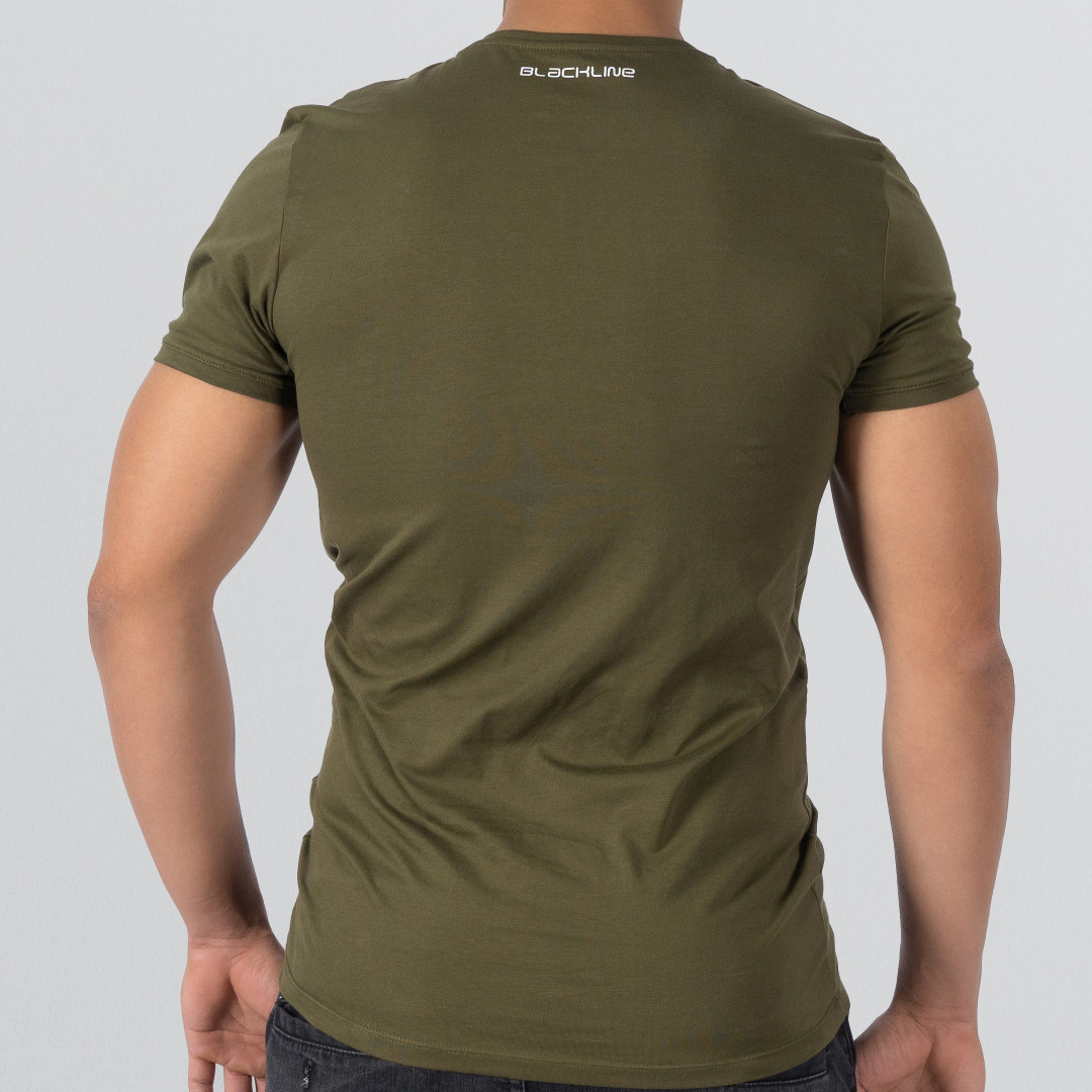 T-shirt Body Round neck Short sleeve - Dark Green