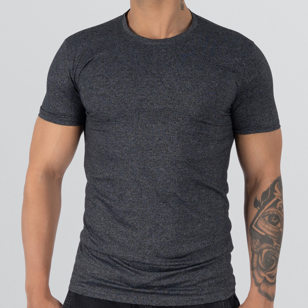 T-shirt Body Round neck Short sleeve - Dark Gray