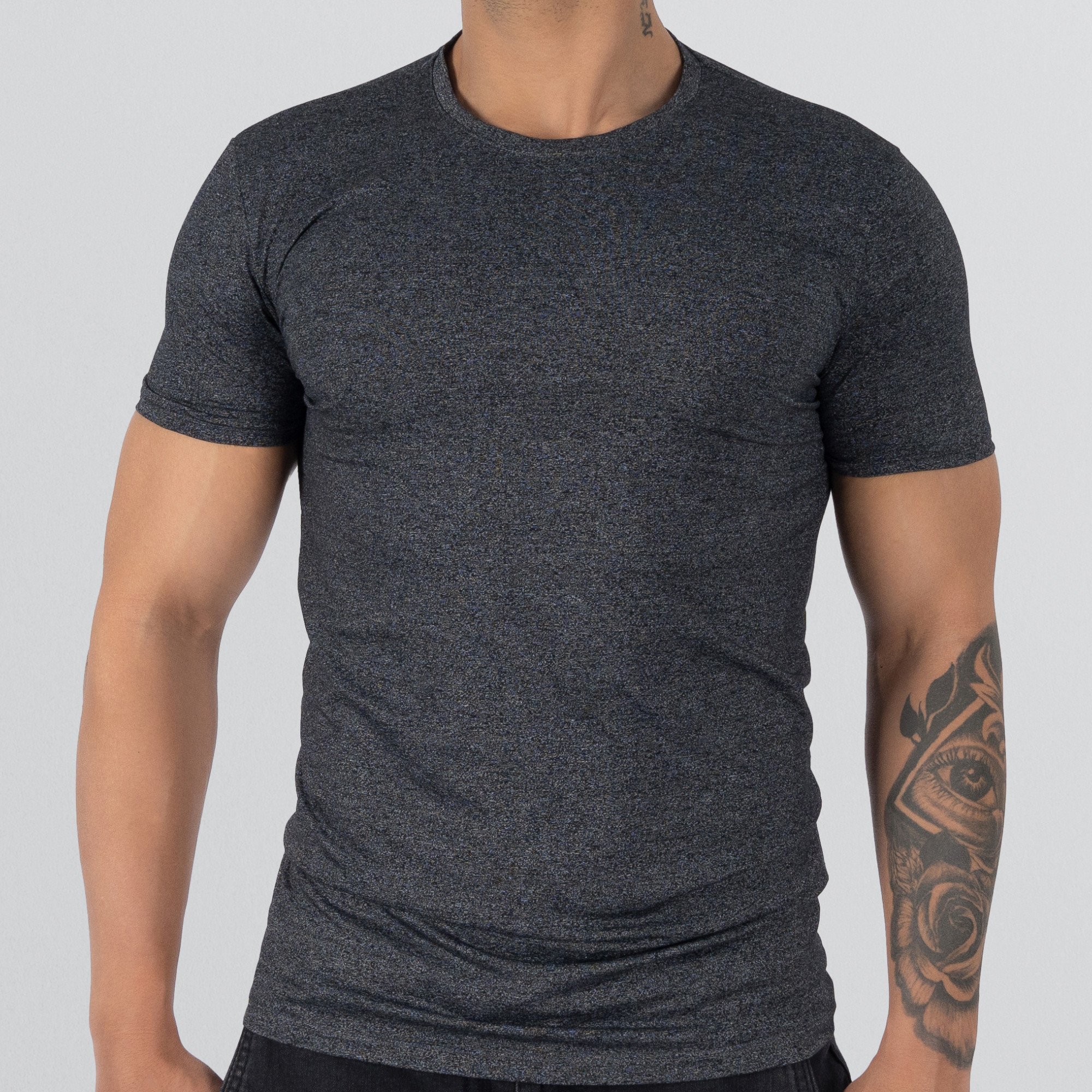 T-shirt Body Round neck Short sleeve - Dark Gray