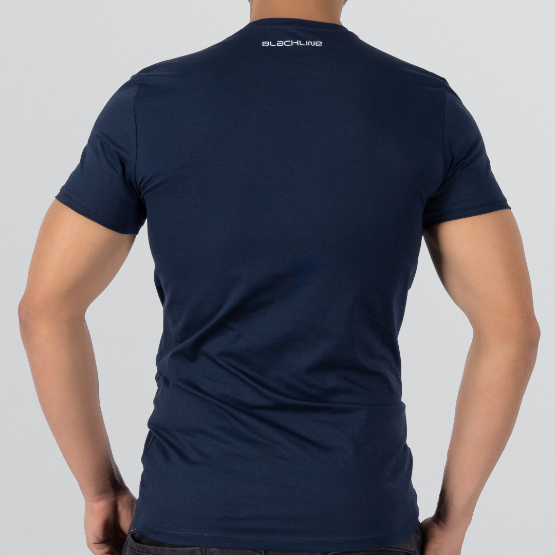 T-Shirt Body Round Neck Short Sleeve - Dark Blue