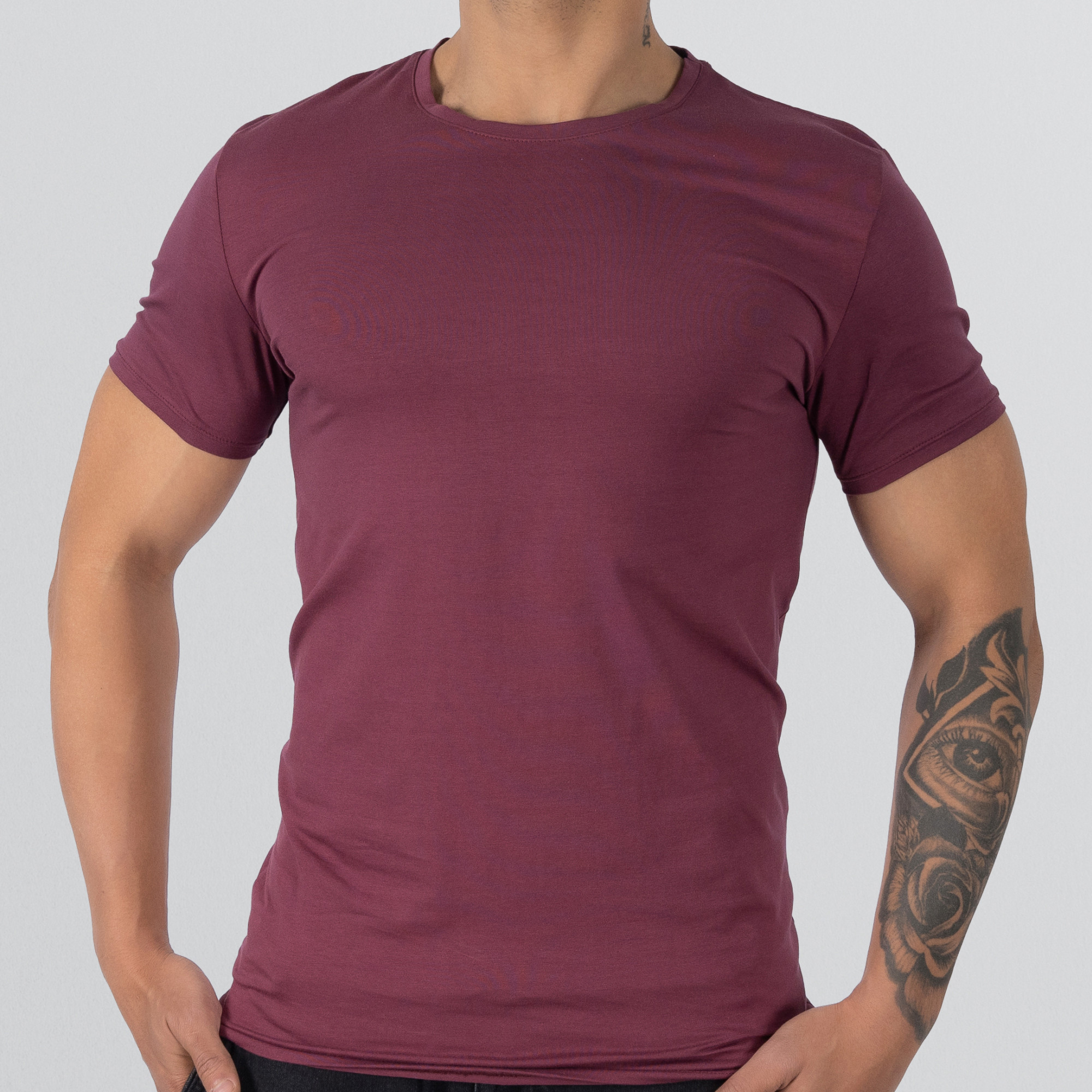 T-shirt Body Round neck Short sleeve - Purple