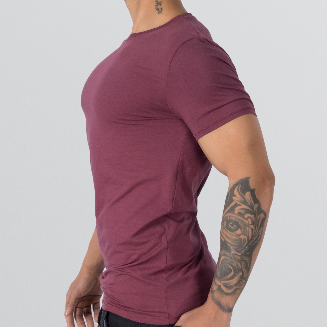 T-shirt Body Round neck Short sleeve - Purple