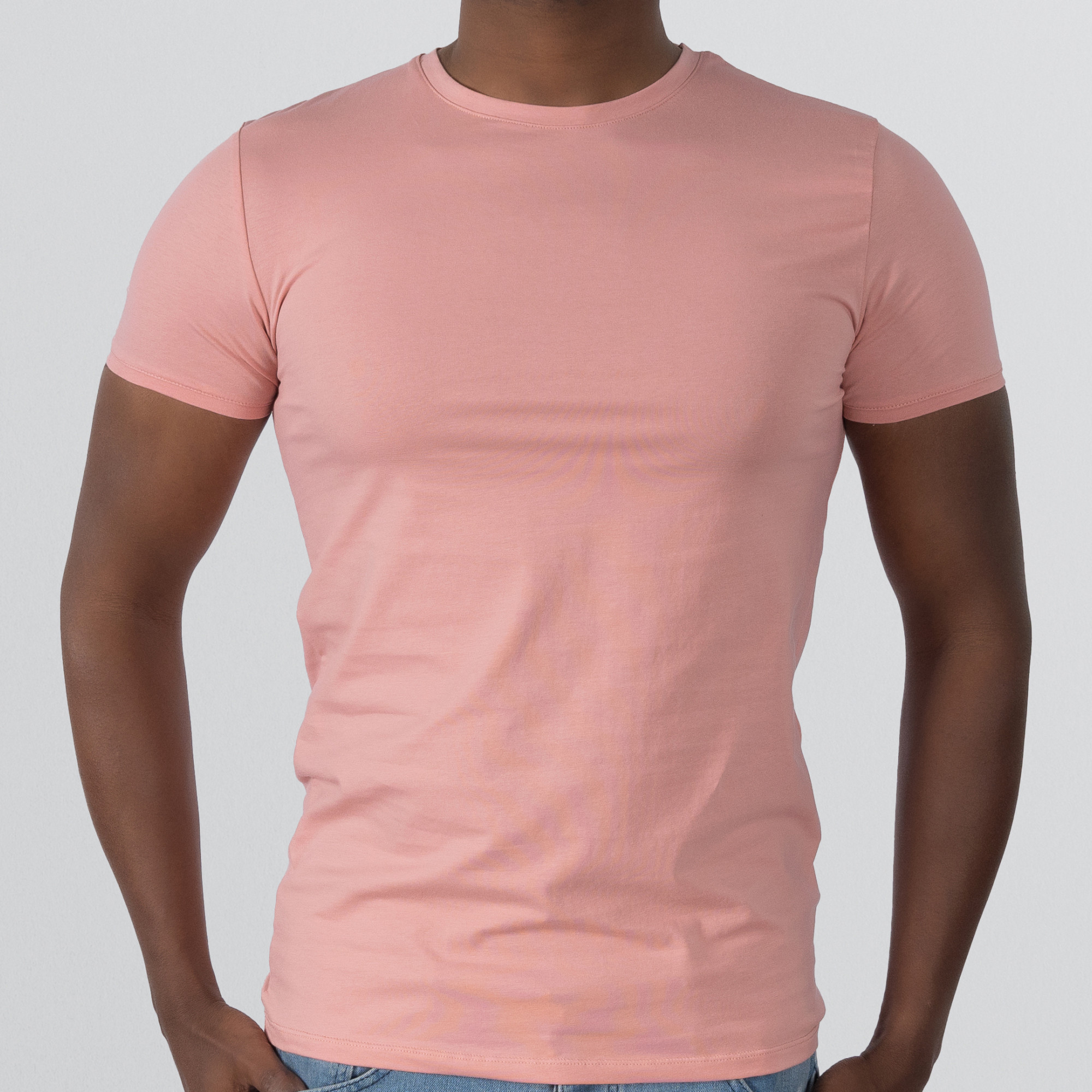 T-shirt Body Round neck Short sleeve - Coral Pink