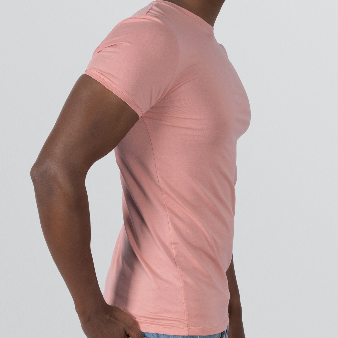 T-shirt Body Round neck Short sleeve - Coral Pink