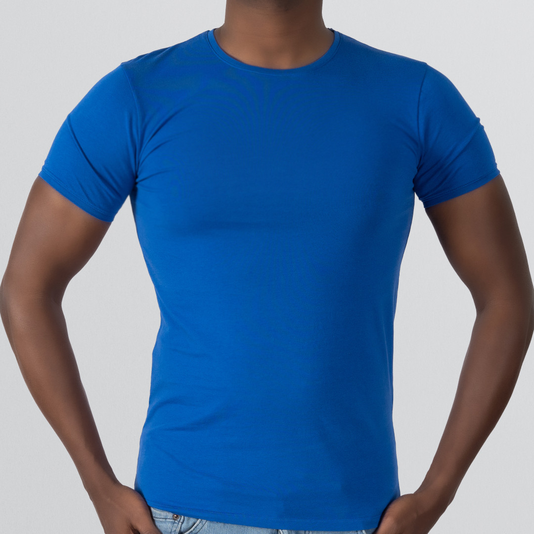 Round neck short sleeve T-shirt (3 pieces)