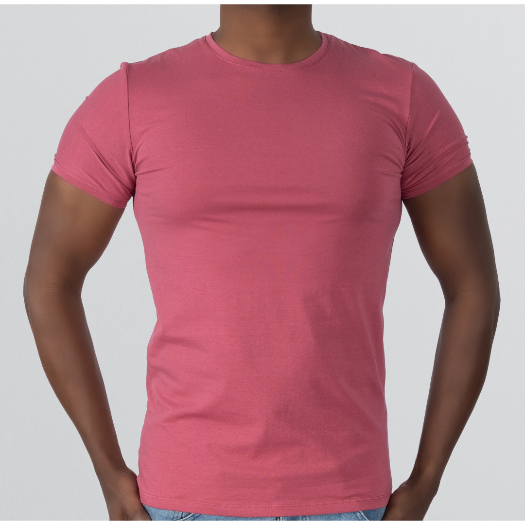 T-shirt Body Round neck Short sleeve - Maroon