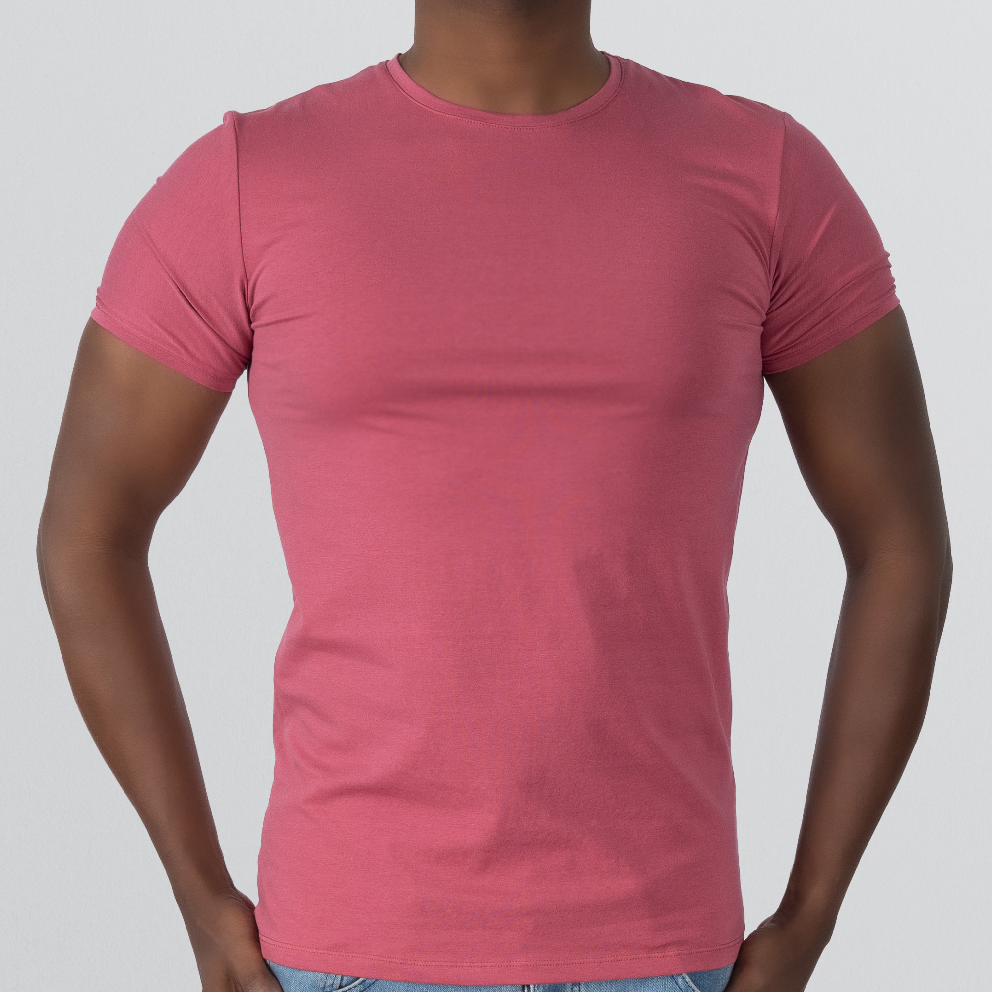 T-shirt Body Round neck Short sleeve - Maroon