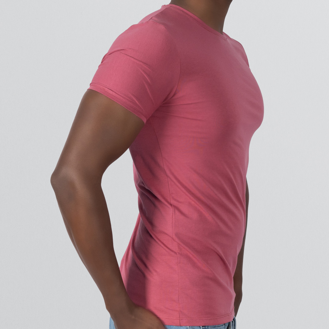 T-shirt Body Round neck Short sleeve - Maroon