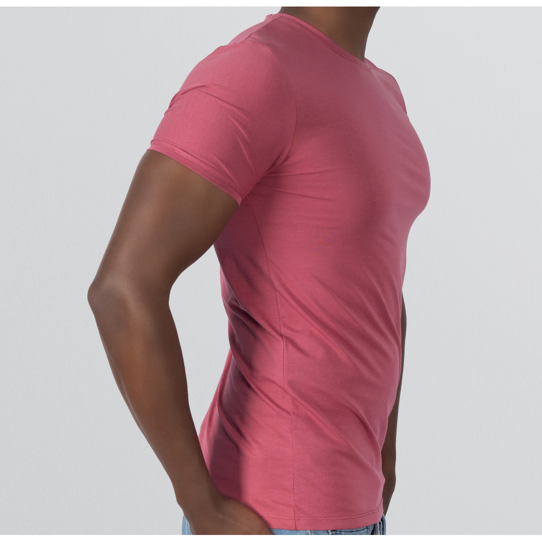 T-shirt Body Round neck Short sleeve - Maroon