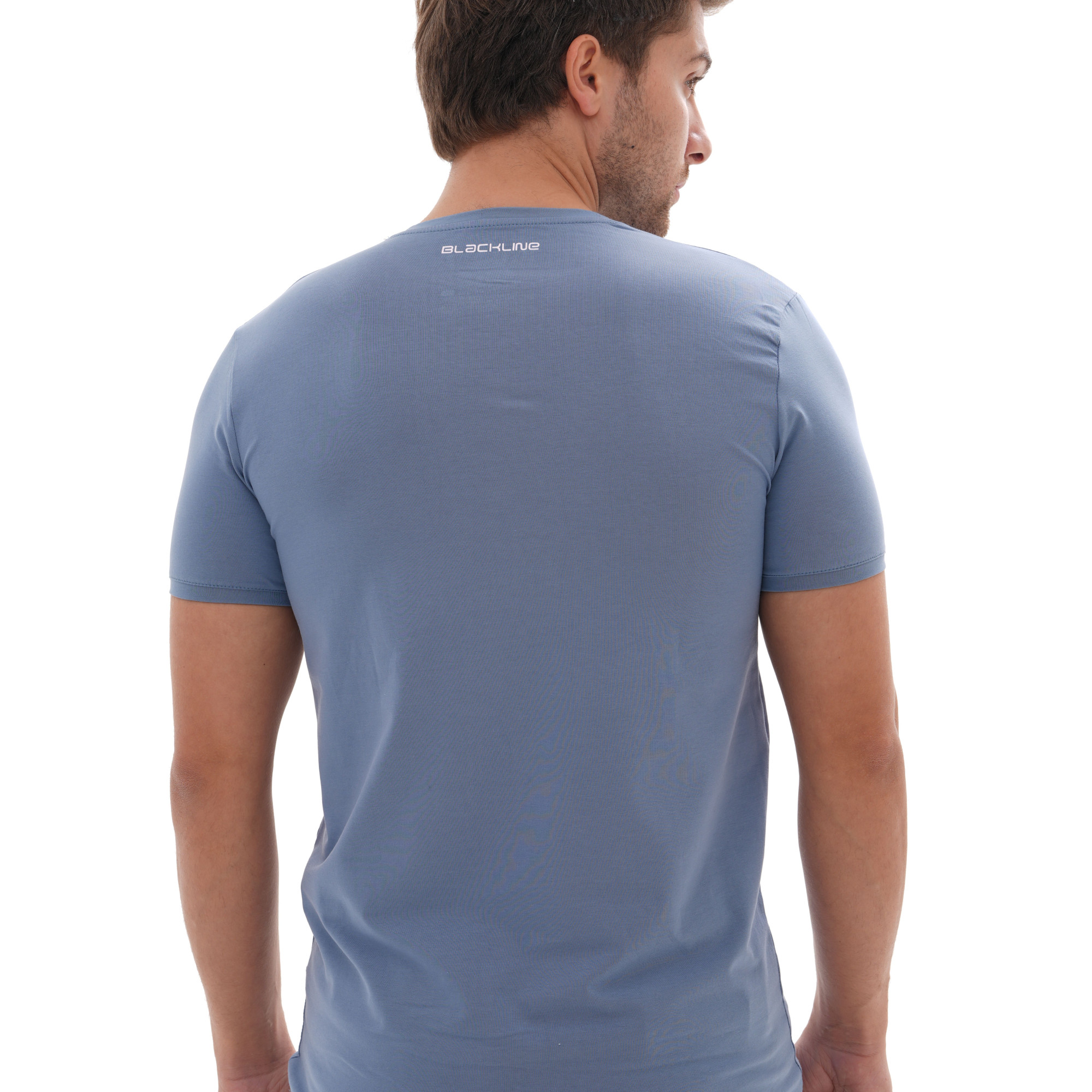 T-Shirt Body Round Neck Short Sleeve - Light Blue