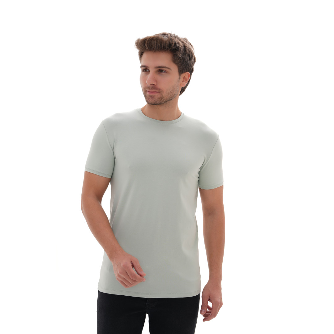 T-Shirt Body Round Neck Short Sleeve - Pistachio