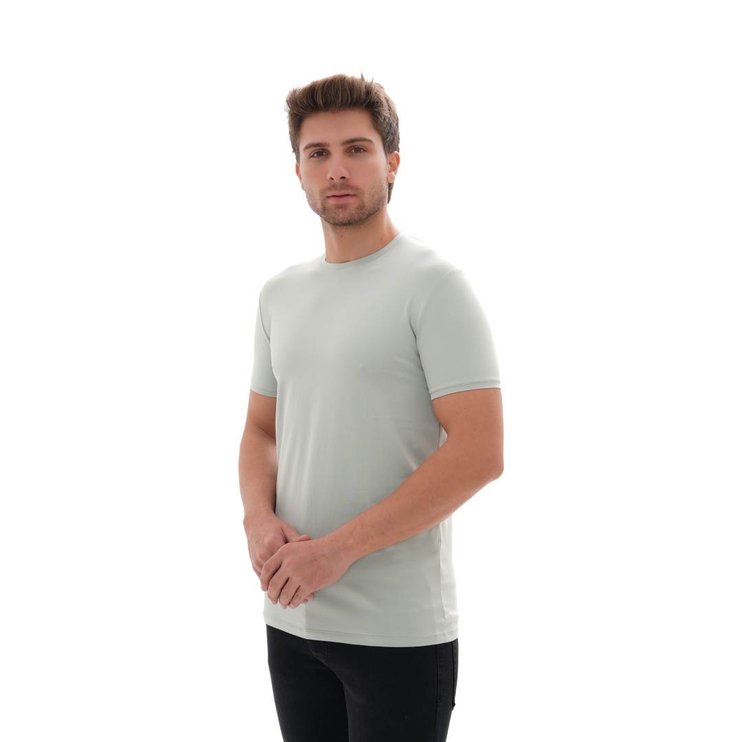 T-Shirt Body Round Neck Short Sleeve - Pistachio