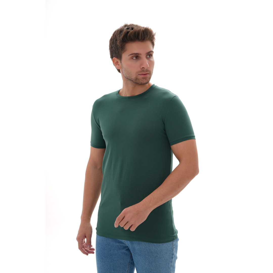 T-Shirt Body Round Neck Short Sleeve - Green