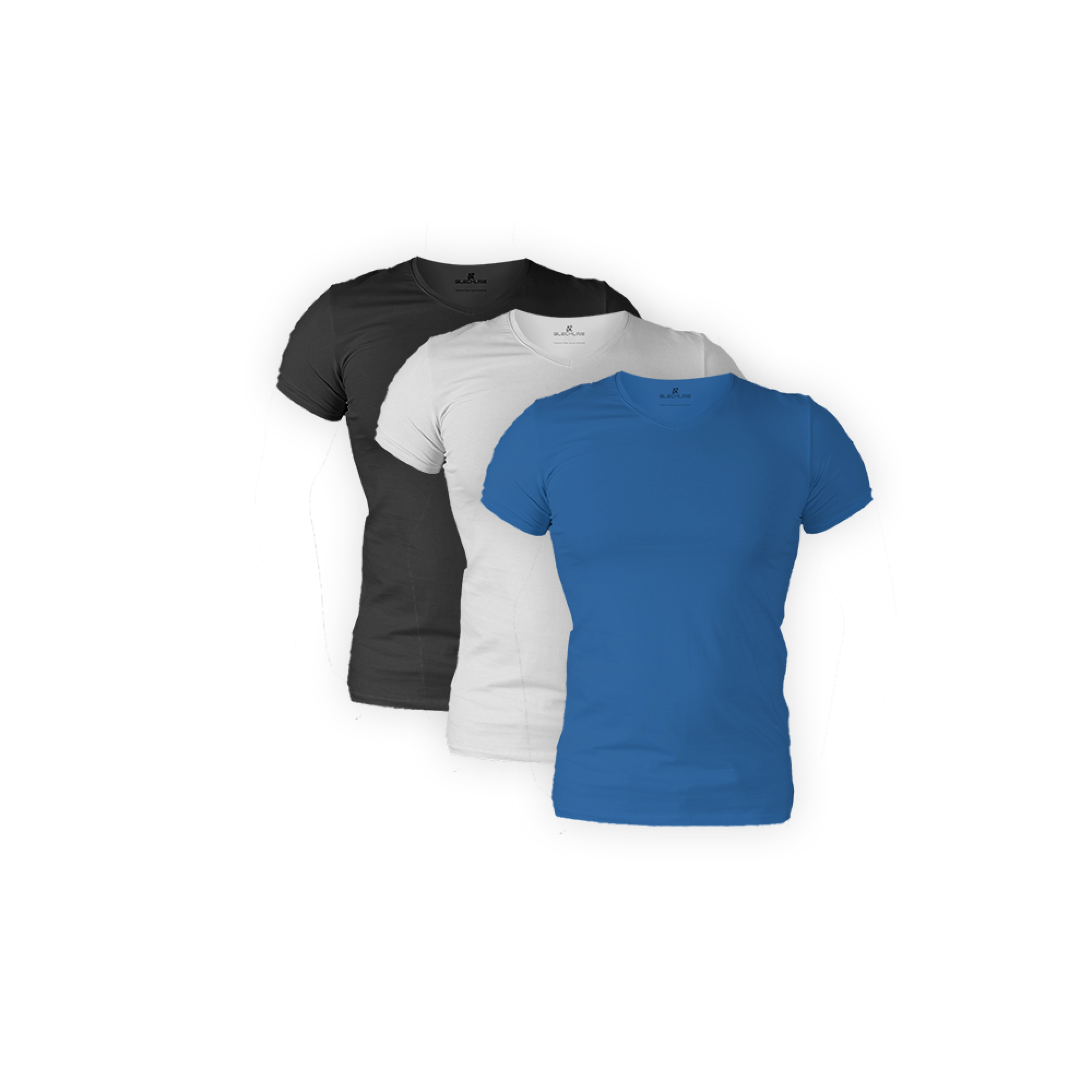 T-Shirt Body V Neck Short Sleeve (3 pieces )