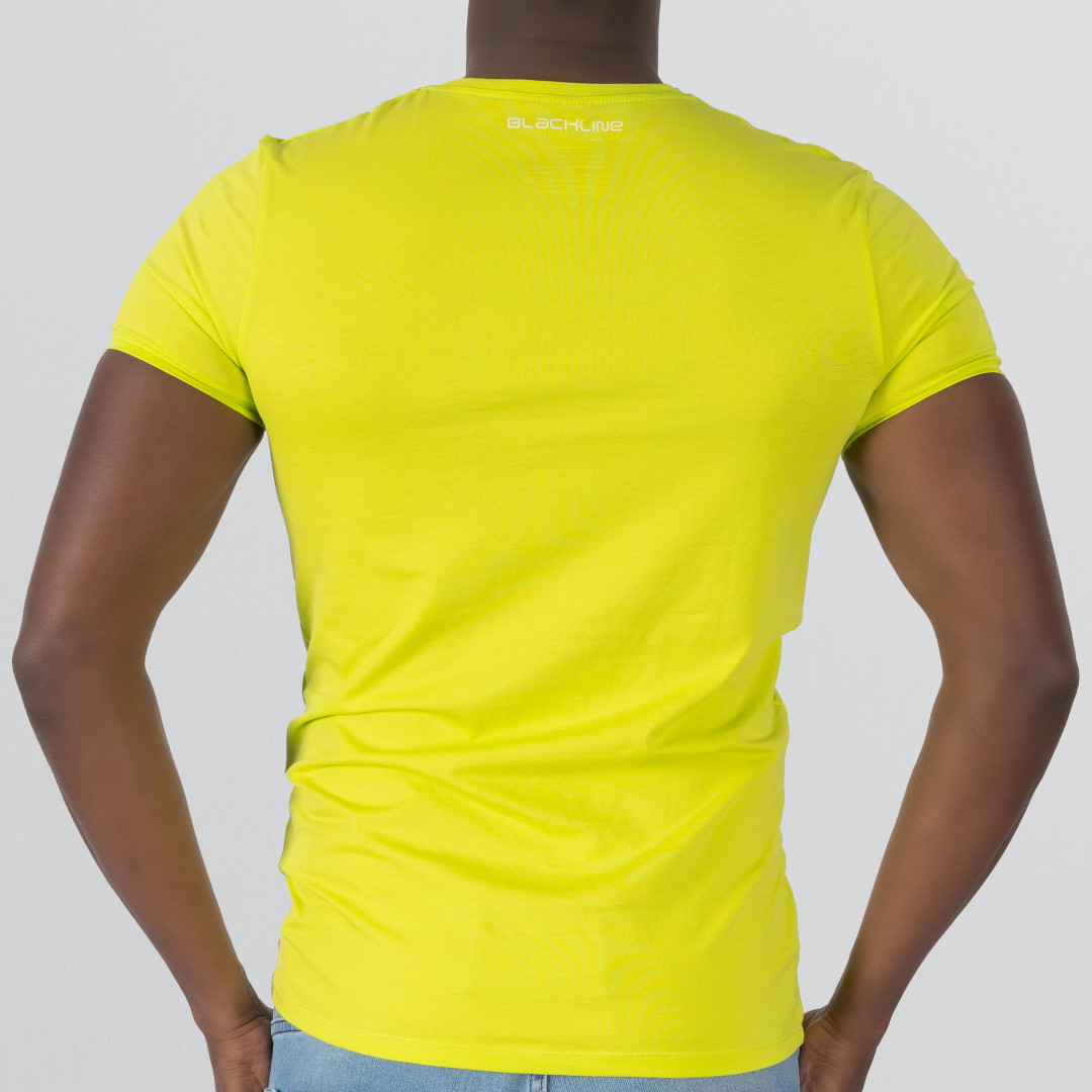 T-Shirt Body V Neck Short Sleeve - Phosphor